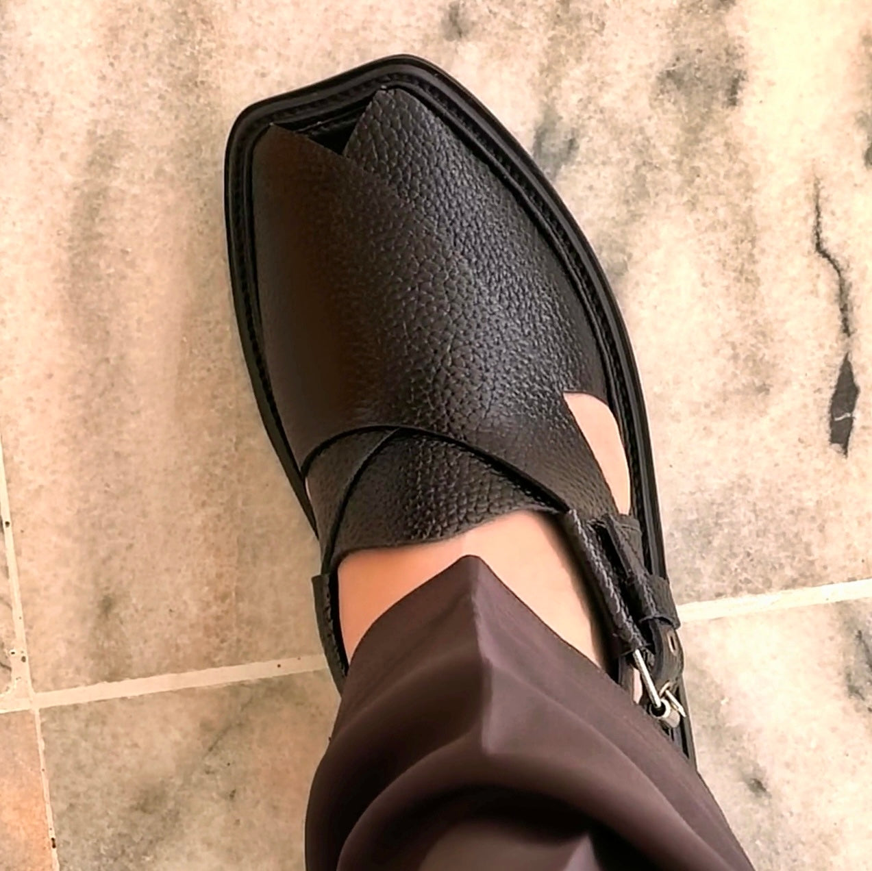 Peshawari Premium Leather Chappal (DP 721)