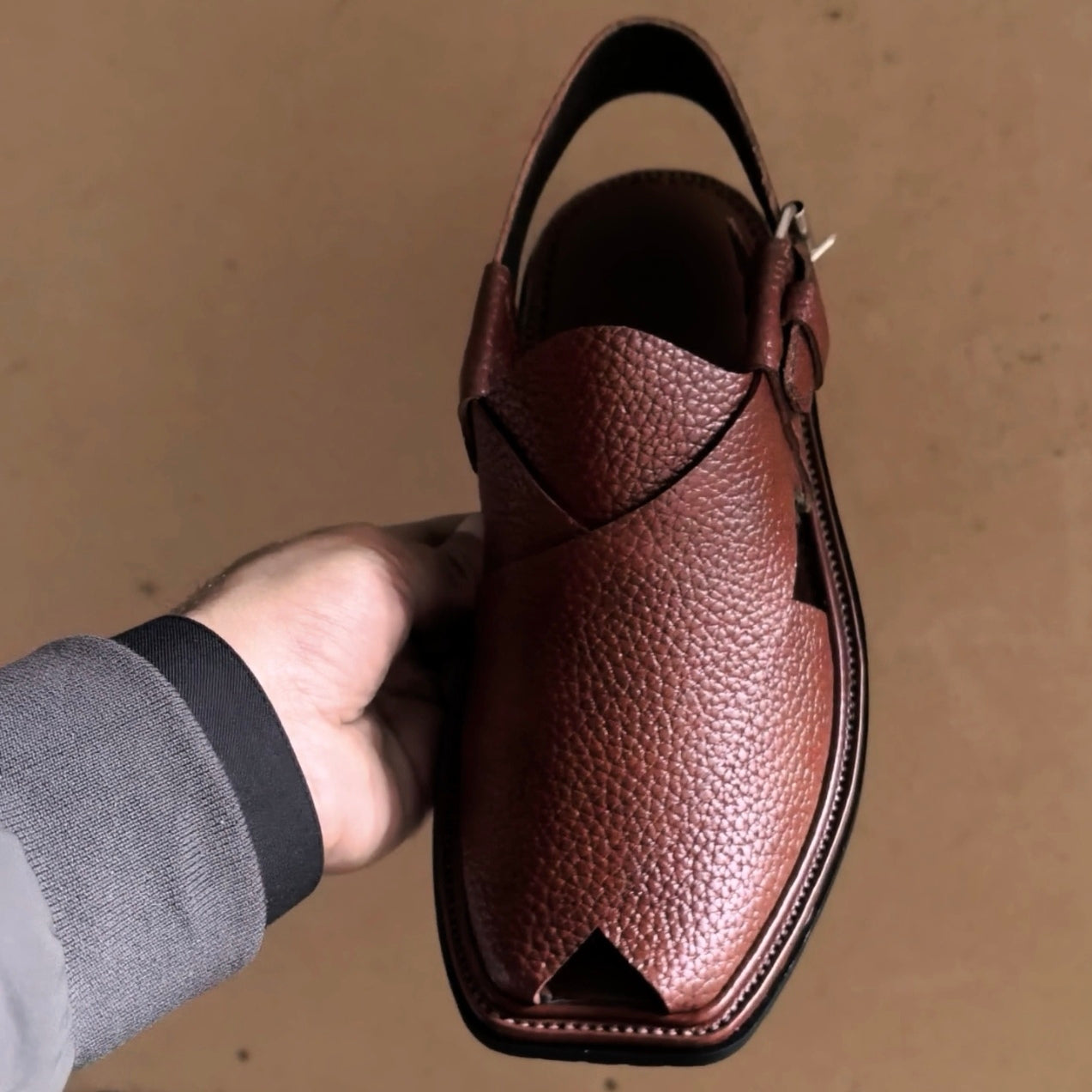 Peshawari Premium Leather Chappal (DP 723)