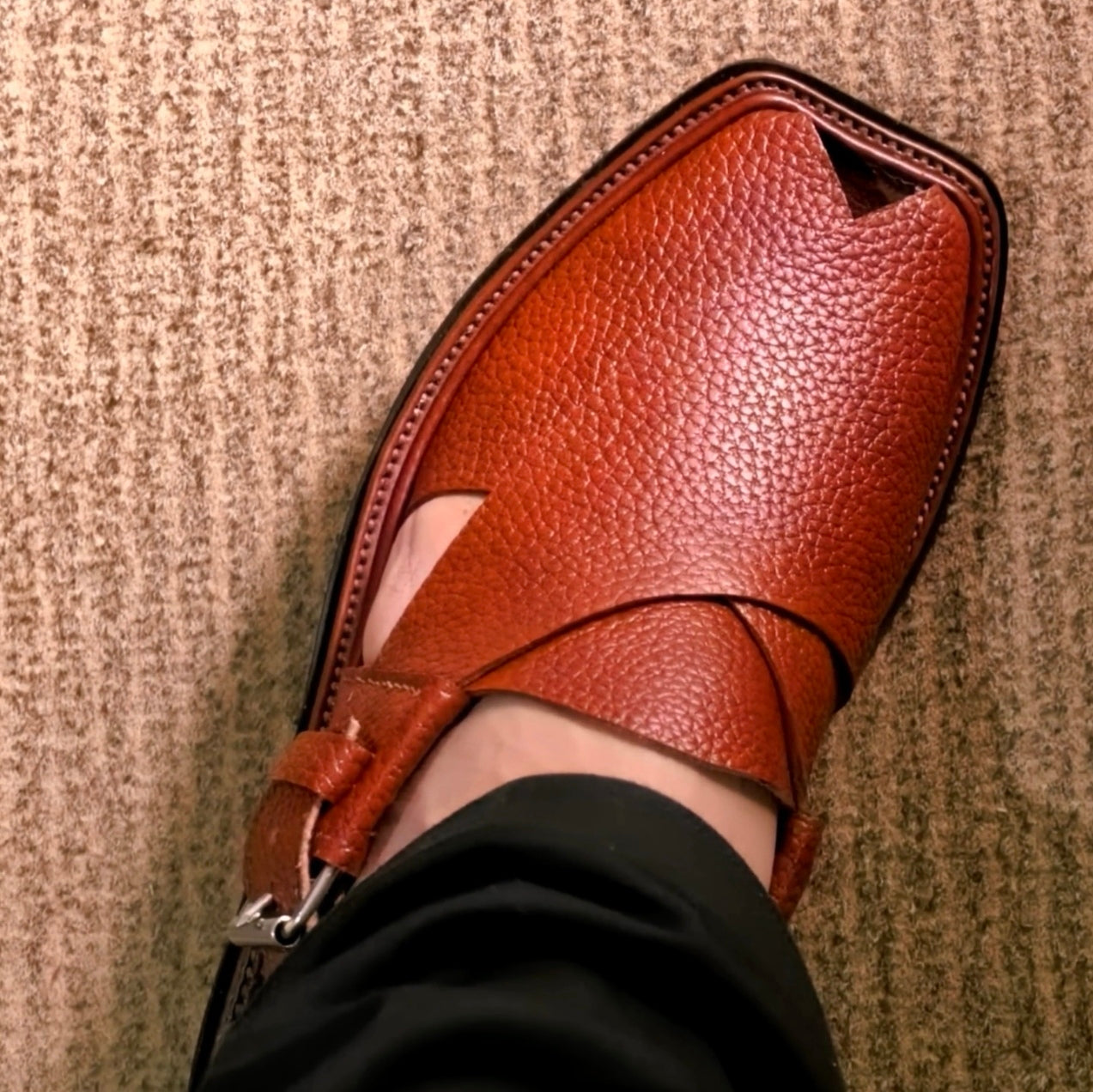 Peshawari Premium Leather Chappal (DP 722)